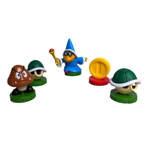 Nintendo Super Mario Bros Chess Set Replacement Piece Koopa Goomba Cake Toppers - Picture 1 of 14